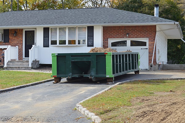 scheduling pick-up and drop-off of a residential dumpster is easy and can be done online or over the phone